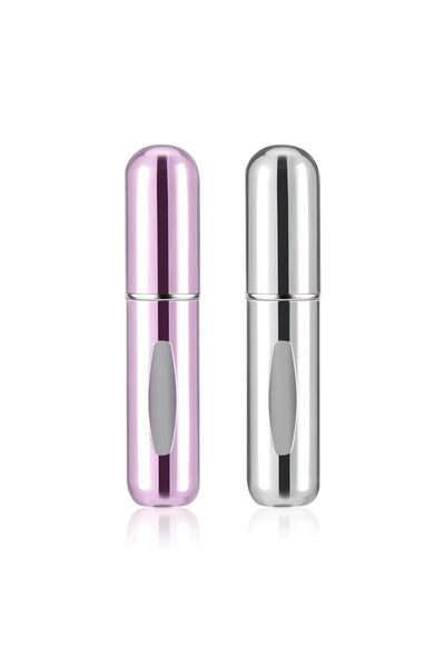 Arabest عبوتان صغيرتان قابلتان لإعادة التعبئة للعطور، سعة 5 مل، بخاخ محمول، ل...