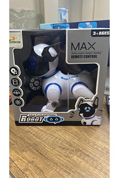 Limon Oyuncak Kumandalı Robot Köpek Çok Fonksiyonlu R/C Sesli Işıklı Pilli 3+