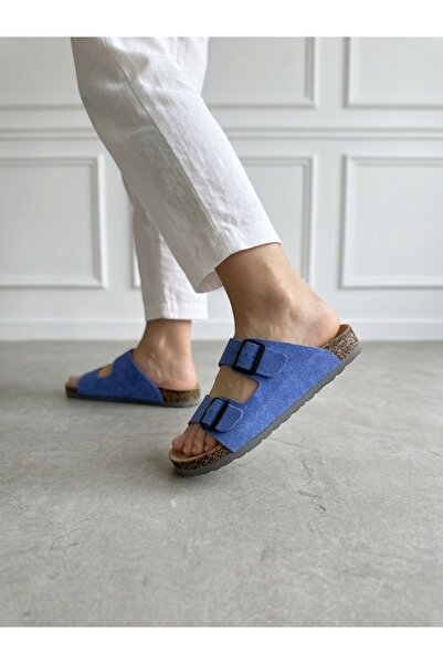 Mycorni Genuine Suede Leather Slipper Unisex – Orthopedic Anatomical Natural ...