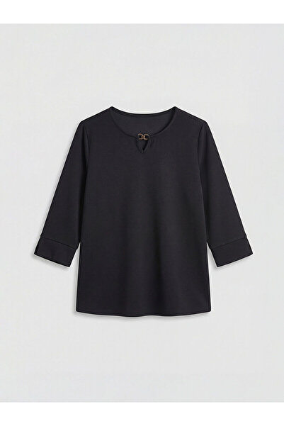 LC Waikiki Peak New Season Crew Neck Soft Touch Blouse