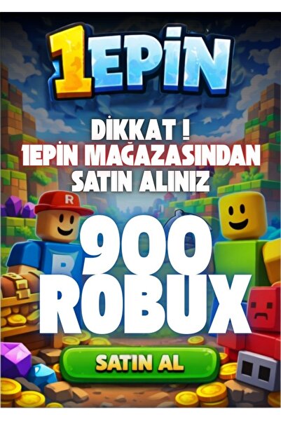 1epin Roblox 900 Robux - USD Para Birimi