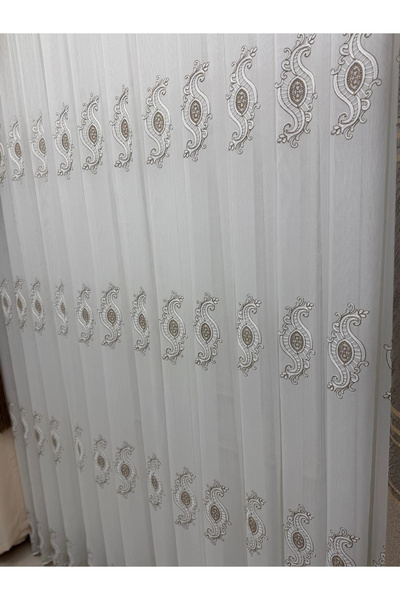 NİVEMESHOME ROYAL 4380 VİZON 1/2,5 PİLELİ BAM bambus L tul RDE