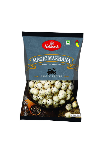 Haldirams ROASTED FOXNUTS SALT N PEPPER 30GM