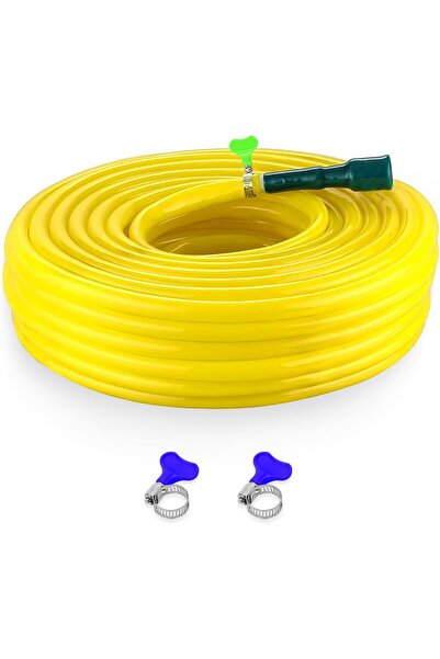 genernic 15 Meter 0.5 inch Heavy Duty PVC Garden Hose Pipe with Tap Adapter &...