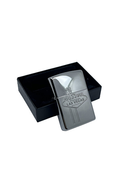 Zippo Las Vegas Nevada Black Ice Dizayn Çakmak