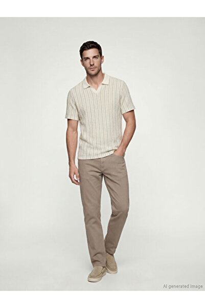 LC Waikiki بنطلون تشينو رجالي من UZG STORE بتصميم ستاندرد مايدل ستايل