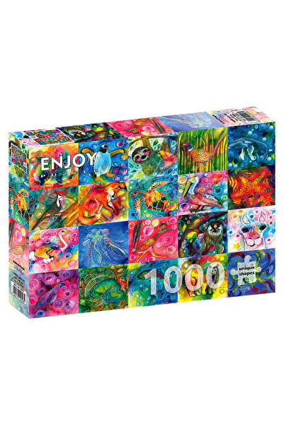 Enjoy Puzzle Puzzle 1000 piese Enjoy – Animal Magic