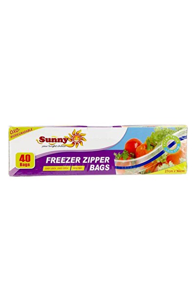 Sunny FREEZER ZIPPER BAGS 27X30 CM 40S