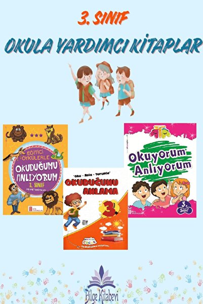 Ata Yayıncılık 3.Sınıf Okuduğunu Anlama Seti (3 Kitap)