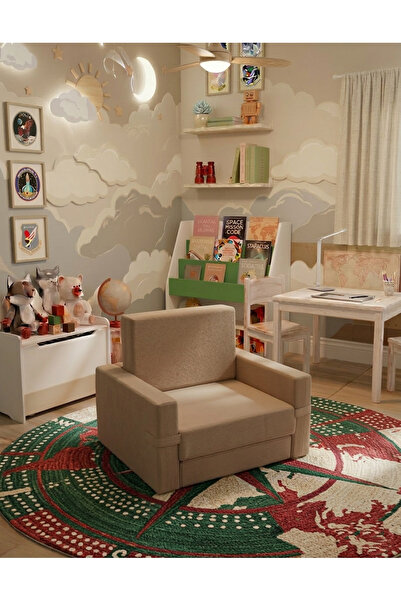 LENSA HOME Çocuk Koltuğu Komple Sünger Katlanabilir Yataklı - Çocuk Minderi 0...