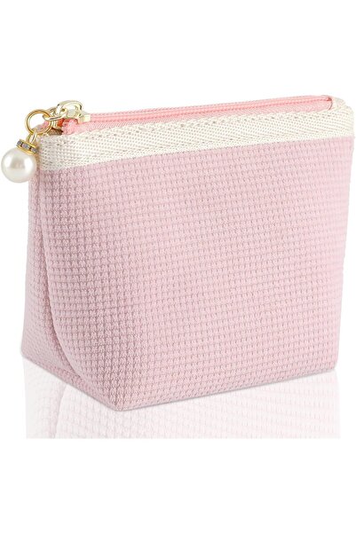 Arabest حقيبة مكياج مخملية للنساء، حقيبة تخزين للسفر، حقيبة فوط صحية، منظم سد...