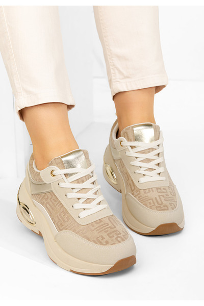B T Shoes Sneakerși cu platforma Nezela bej