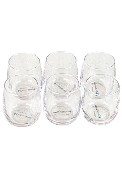 Crystal Drops 270 ml Glass Tumbler Set, 6 pcs