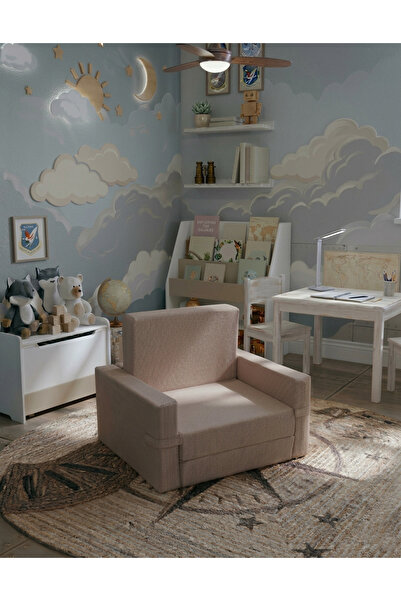 LENSA HOME Çocuk Koltuğu Komple Sünger Katlanabilir Yataklı - Çocuk Minderi 0...