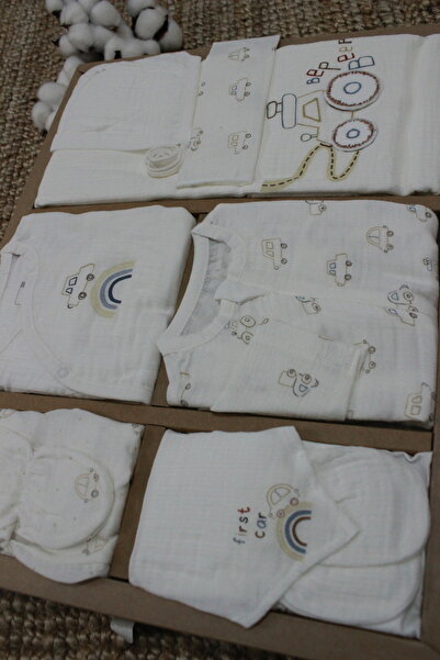 Caramell باربوسا مسلين فريست كار سايز سمر للرضع ذكور 10 قطع إصدار المستشفى - ...