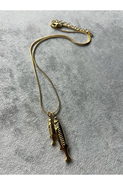 mitico jewellery Golden Koi Kolye