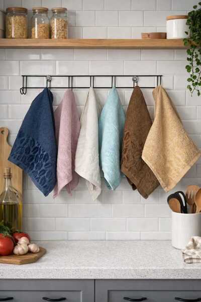 Mela Home Yasemin 30*50 cm Set de 6 prosoape de bucătărie - Prosoape pentru m...