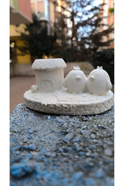 karmaşık hobi evi Boyanabilir Civcivli Ev Figürü kalemlik – Hobi Boyama Obje ...