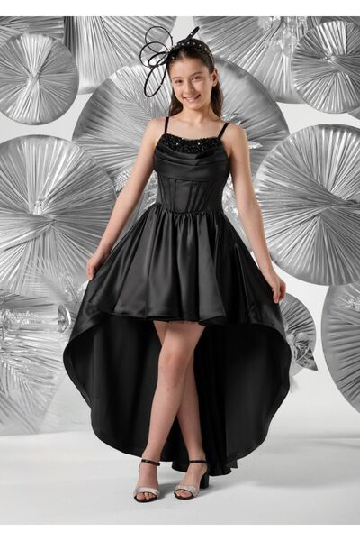 Lidya Kids KIZ ÇOCUK MEZUNİYET ELBİSESİ