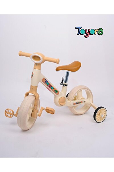 TOYORA دراجة توازن للأطفال 3 في 1 مع دواسات وعجلات تدريب، دراجة للأطفال الصغا...