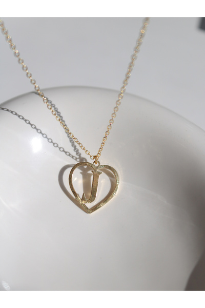 Reorah Collection Letter J Necklace