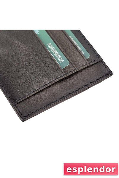 esplendor Leather Card Holder Blwl018 Tn18Ef Gray
