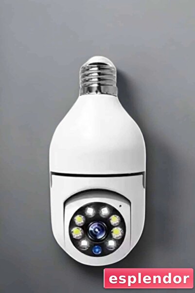 esplendor Bulb appearance security camera with socket wifi camera rotatable