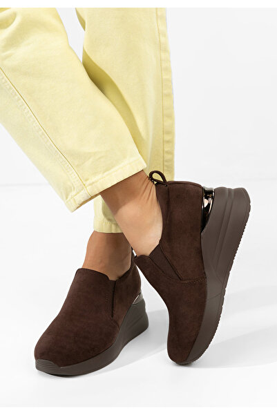 B T Shoes Pantofi casual cu platformă Leanne V2 maro