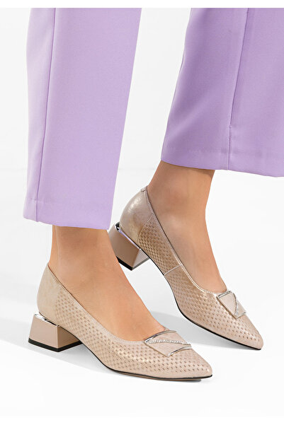 B T Shoes Γκόβες Τζένι μπεζ