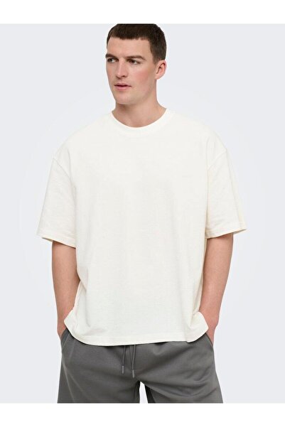 Only & Sons Men's Onslenny Ovz Ss Strct Tee Noos Os22036392-4895783