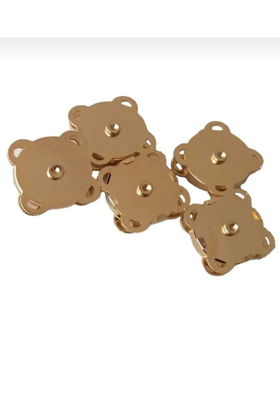 Dikilebilir Mıknatıslı Çıt Çıt 2 cm, 5 adet Gold