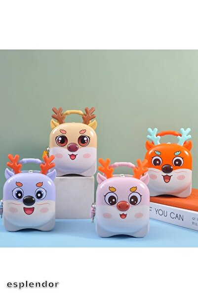 esplendor حصالة على شكل غزال لطيف