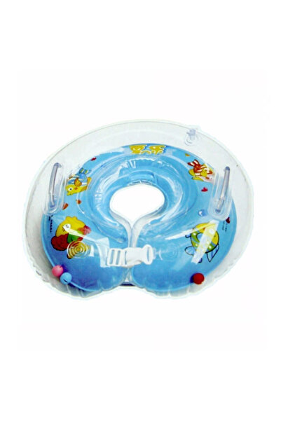 Shoplandu Erkek Bebek Boyun Simidi 40 Cm Boyunluk Havuz Simidi Mavi Renk