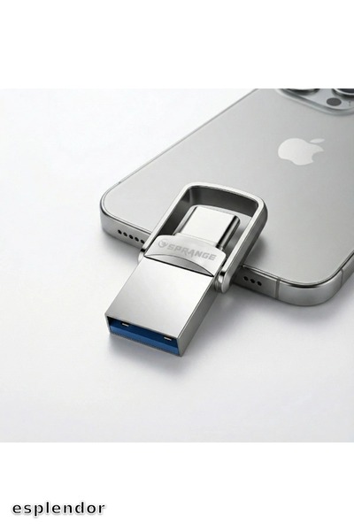esplendor 2-in-1 USB 3.2 Type-C and USB 64Gb Metal Flash Disk