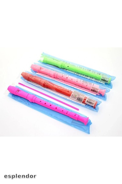 esplendor فلوت بلاستيك ملون