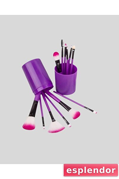 esplendor مجموعة فرش مكياج فائقة النعومة مكونة من 12 قطعة - لا تسقط، ويمكن تن...