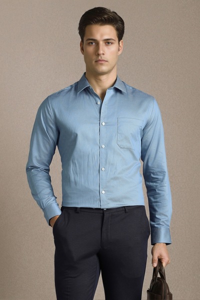 LOUIS PHILIPPE Men Classic Fit Long Sleeves Shirt