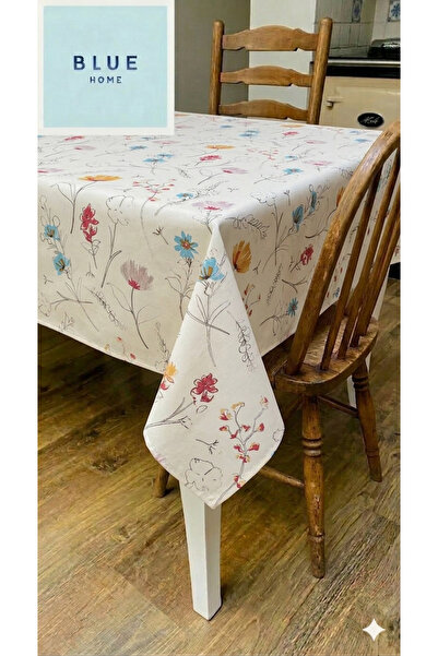 Blue Home مفرش طاولة -غطاء طاولة المطبخ وطاولة الطعام من فيستيا لوكس PVC بنمط...