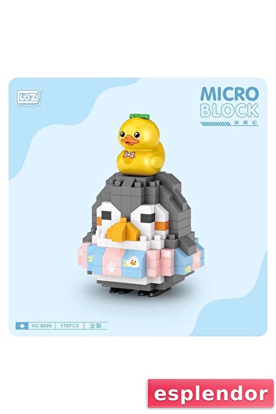 esplendor LZ8609 LOZ مجموعة كتل البطريق الصغيرة - حياة عربة