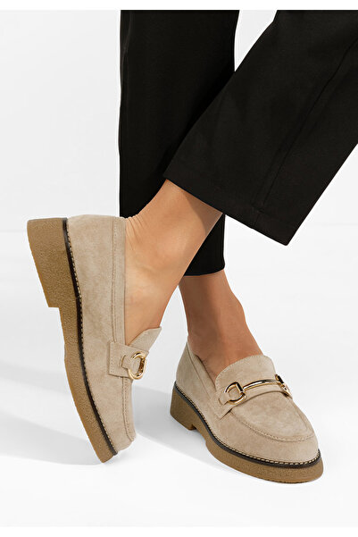 B T Shoes Mocasini dama Ylenia bej