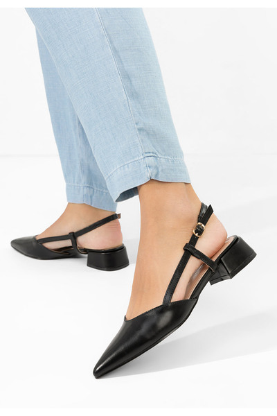 B T Shoes Pantofi slingback Otilya negri