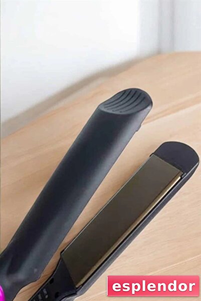esplendor Hair Straightener Heat Adjustable Ceramic Coating Rotating Cable An...