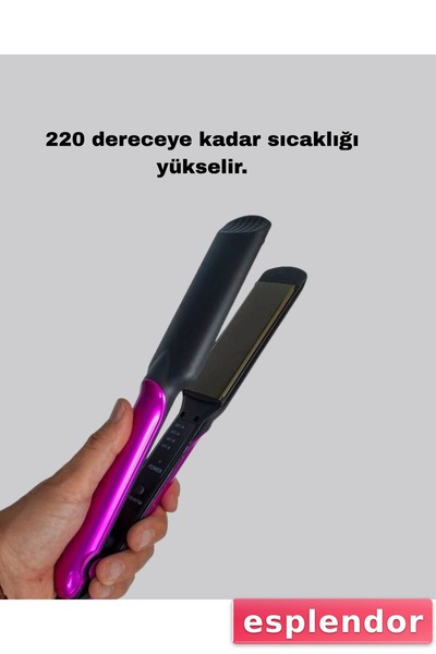 esplendor Ionic Hair Straightener – 220 ° C Heat up To, Led Indicator and Eve...