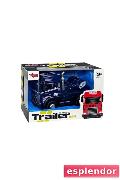 esplendor شاحنة سحب KLX800-247 مع أضواء احتكاك وموسيقى 1:24 (رأس شاحنة)