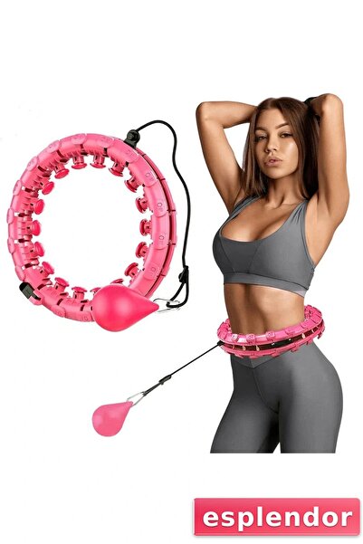 esplendor Hulahop Egzersiz Çemberi Egzersiz Halkası Ağırlıklı Bel Karın Kalça...