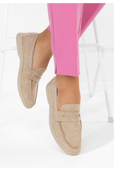 B T Shoes Mocasini dama Hesika bej