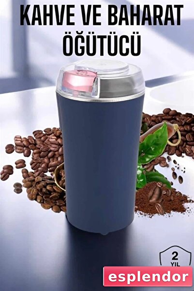esplendor Portable Coffee & Spice Grinder, Easy to Clean and Long Lasting Sta...