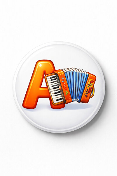 OEM Alfabet Complet - Set 31 Magneți, Magneți Educativi Muzicali,Alfabetul Muzical