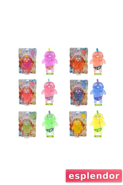 esplendor 12387 SUN-BTF-FIGURE بابل شاي كريستال بوبا بالز سلسلة 14 سم 6 أ