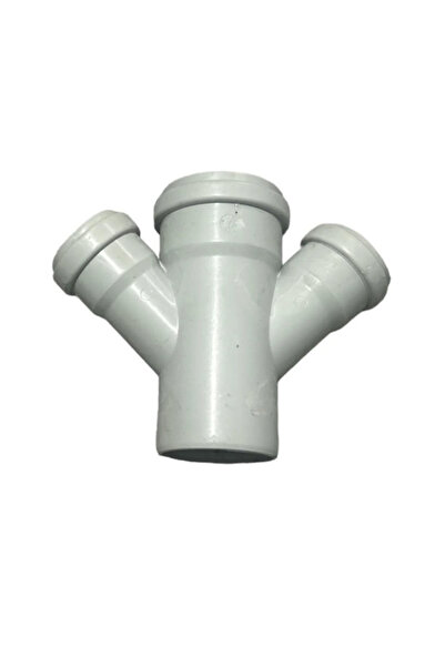 DASYAP PİMAŞ ÇİFT ÇATAL 45 KALDE 110X50 MM ATIK SU BORUSU 2 ADET